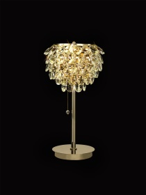 IL32836  Coniston Table Lamp 2 Light French Gold